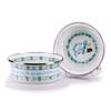 Golden Rabbit Enamelware Child Dinnerware Set: Plate, Mug and Bowl with Lid, Nursery Rhyme view 4