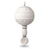 Hallmark Keepsake Christmas Ornament 2018 Year Dated Baby's First Rattle Year Dated Porcelain view 4