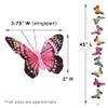 Butterfly Garland with Feather Wings - 9 Decorative Colorful Butterflies - Home Decoration - Crafting Accessories - Party Decorations - 45 Inches Long view 3