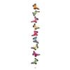 Butterfly Garland with Feather Wings - 9 Decorative Colorful Butterflies - Home Decoration - Crafting Accessories - Party Decorations - 45 Inches Long view 4