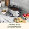 Cuisinart 3-In-1 Cook Central 6-Quart Multi-Cooker: Slow Cooker, Brown/Saute, Steamer, MSC-600 NAS, Silver view 2