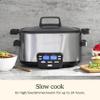 Cuisinart 3-In-1 Cook Central 6-Quart Multi-Cooker: Slow Cooker, Brown/Saute, Steamer, MSC-600 NAS, Silver view 3