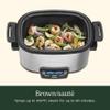 Cuisinart 3-In-1 Cook Central 6-Quart Multi-Cooker: Slow Cooker, Brown/Saute, Steamer, MSC-600 NAS, Silver view 4