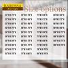 Barossa Design Waffle Weave Fabric Shower Curtain White, 71x72 view 2