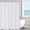 N&Y HOME Fabric Shower Curtain Liner Solid White with Magnets, Hotel Quality, Machine Washable, 70 x 72 inches for Bathroom view 1