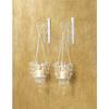 Bedazzling Pendant Candle Holder Wall Sconce Decor Pair view 1