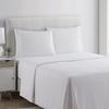 Clara Clark Bed Sheets, Premier 1800 Series 4 Piece Bed Sheet Set, Deep Pocket, Wrinkle, Fade, Stain Resistant, Luxury Soft Bedding Sheets & Pillowcases, Queen, White view 2