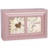 Cottage Garden I Love You Matte Pink Jewelry Music Box Plays Unchained Melody view 3