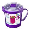 Sistema Microwave Medium Soup Mug | Microwave Food Container | 656 ml | BPA-Free | Minty Teal view 2