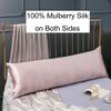 Cozysilk 100% Silk Body Pillowcase for Hair & Skin with Hidden Zipper, 20 Momme Silk Body Pillow Pillowcase, Pure Mulberry Silk Maternity Pillow Cover for Women Pregnancy (20 x 54, Lotus Pink) view 2