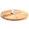 Bisetti Beech Wood Pizza Cutting Board with Cutter view 1