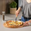 Bisetti Beech Wood Pizza Cutting Board with Cutter view 2
