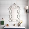 Howard Elliott Small Contessa Rectangular Venetian Wall Hanging Mirror, Antique Accent Piece Design Mirrored Frame, Decorative Fashion Mirrors for Home, Living Room, Entryway & Bathroom, 43 x 26 Inch view 3
