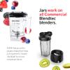 Blendtec Mini WildSide (46 oz), Five Sided, Personalized Blender Jar Vented Latching Lid, BPA-free, Clear view 3
