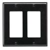 Wallplate 2decora Blk view 1