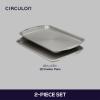 Circulon Nonstick Bakeware 2-Piece Baking Sheet, Bakeware Set, Gray view 2