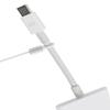 TetherTies Cable Organization, DIY Tether Kit - Customizable Cable Tethers for Computers, Adapters & Dongles - Easy Self Installation Tether Cables with Free Crimping Tool (White 30 Pk, 12 inch) view 3