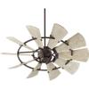 Quorum 195210-86 Restoration 52``Patio Fan from Windmill Collection in Bronze/Dark Finish, view 1