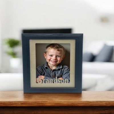 Grandkids Photo Frame: Granddaughter | Grandson Picture Frame with Mat | Available in Many Sizes | Gift for Grandparents, Grandma, Grandpa, Nana, Papa | New Grandparent Gift