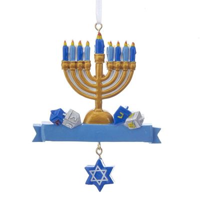 Kurt Adler 4" Resin Hanukkah Ornament