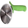 Dexter-Russell 4 Pizza Cutter  P177AG-PCP, High-Carbon Stainless Steel Blade, Textured Slip-Resistant Handle, Smooth Rolling Action  Green Handle, Made in USA view 1