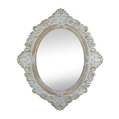 Accent Plus Vintage Amelia Taupe Mirror 19.75x0.5x23.25