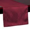 Ultimate Textile -2 Pack- Damask Kenya 14 x 90-Inch Table Runner - Modern Jacquard Design, Bordeaux Red view 1