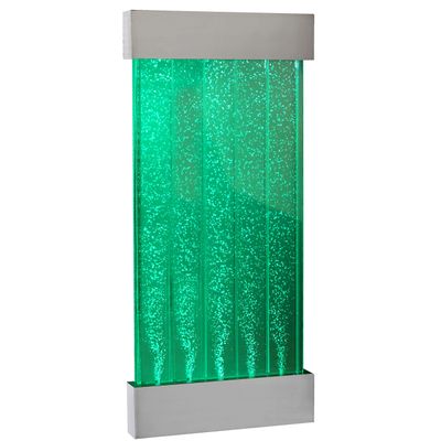 Playlearn Sensory Bubble Wall - 4 Ft - 48 Inch Tank - Indoor Wall Mounted Water Feature - APP and Remote Controlled - Large Water Lamp with 8 Changing Colors - Stimulating Home and Office Dcor