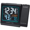 La Crosse Technology Color Projection Alarm Clock with Indoor/Outdoor Temperature & Charging USB Port, Wireless, Backlit, Black, 616-146 view 1