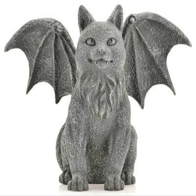 AzureGreen SC321 Winged Cat Gargoyle