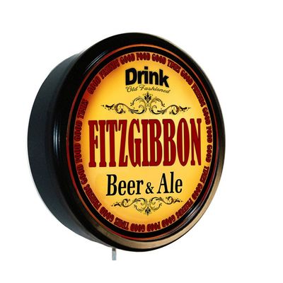 Goldenoldiesclocks FITZGIBBON Beer and Ale Cerveza Lighted Wall Sign