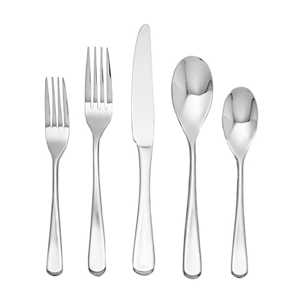 Mikasa 5098688 Philo 20-Piece Stainless Steel Flatware Set, Service for 4