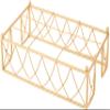 Boston International - BID176 Boston International Arch Design Guest Towel Napkin Holder Caddy, 9 x 5.25-Inches, Matte Gold view 1