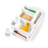 Madesmart 8-Piece Interlocking Bin Pack Customizable Multi-Purpose Drawer, One Home Organization, BPA Free, White, 8 Count view 3