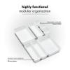 Madesmart 8-Piece Interlocking Bin Pack Customizable Multi-Purpose Drawer, One Home Organization, BPA Free, White, 8 Count view 4