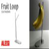 Alessi "Dear Charlie Banana Holder in Chrome-Plated Zamak, Silver view 3