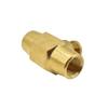 Interstate Pneumatics VBT44 - Brass Button Valve 1/4 Inch x 1/4 Inch Female NPT, Red, Small, AMT-VBT44 view 2
