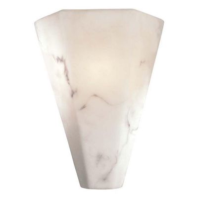 Minka Lavery 333 Lavery Wall Sconce, 1-Light, 60 Total Watts, 9.25-in H x 12.25-in W, Alabaster Dust