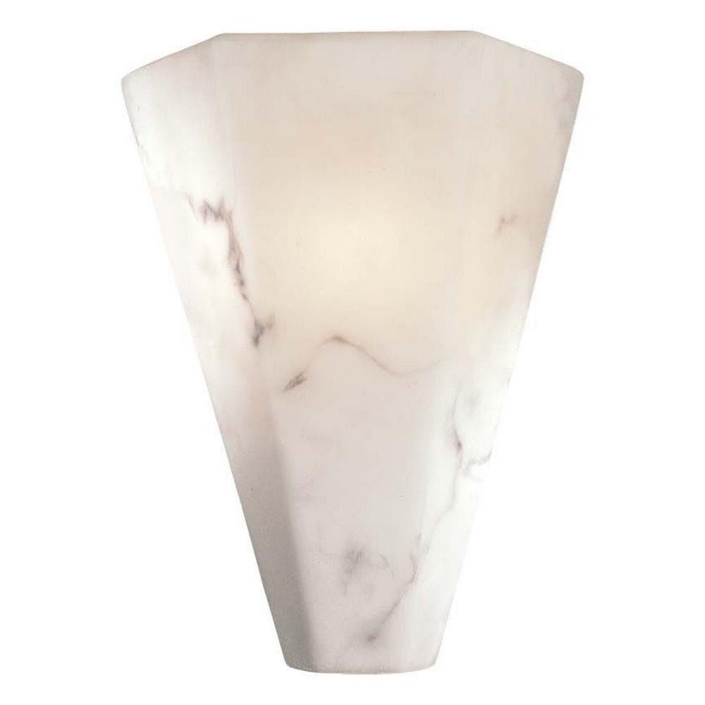 Minka Lavery 333 Lavery Wall Sconce, 1-Light, 60 Total Watts, 9.25-in H x 12.25-in W, Alabaster Dust