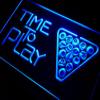 ADVPRO i301-b Time to Play Pool Snooker Room Neon Light Sign view 1