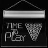 ADVPRO i301-b Time to Play Pool Snooker Room Neon Light Sign view 2