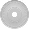 Ekena Millwork CMP19BE Berkshire Thermoformed PVC Ceiling Medallion (Fits Canopies up to 8 3/8"), 19"OD x 3 1/2"ID x 1"P view 4