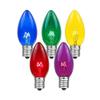 C9 Multi Christmas Light Set - Outdoor/Indoor Hanging Lights - Roofline/Patio String - Green Wire - 25 Ft view 2