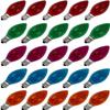 Creative Hobbies Box of 25 Colored Light Bulbs, Random Blinking, 7 Watt, C7 Candelabra Base -Great for Night Lights and Christmas Strings view 2