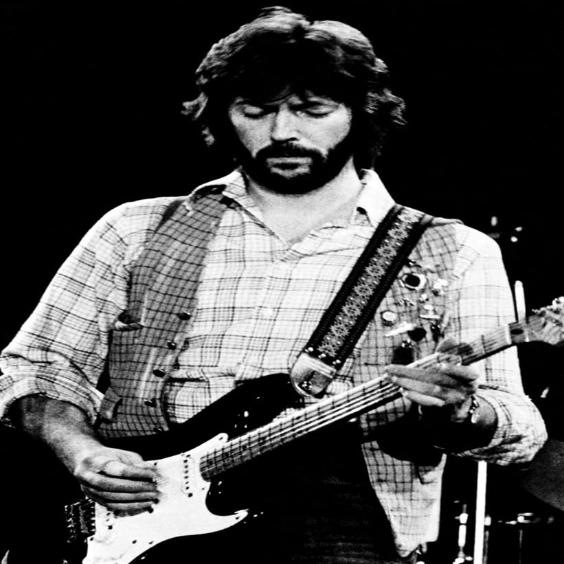 Eric Clapton Poster, Live in Concert, Singer, Guitarist, Rock Music, Iconic Musician, Art Print
