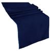 runner linens Table Runner 14x108 Inches Ideal for Wedding, Baby Shower, Home, Restaurant, Party Rental Factory (Navy Blue) view 1