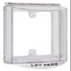Safety Technology International, Inc. STI-6519 Single-Gang Hinged Clear Protective Polycarbonate Cover Multipurpose with Mounting Plate view 1