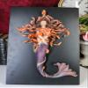 Pacific Giftware Sheila Wolk Metamorphosis Mermaid Statue With Goldfish Hair Easel Back Plaque 13.75" Tall Polyresin view 1