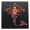Pacific Giftware Sheila Wolk Metamorphosis Mermaid Statue With Goldfish Hair Easel Back Plaque 13.75" Tall Polyresin view 3