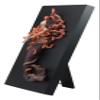 Pacific Giftware Sheila Wolk Metamorphosis Mermaid Statue With Goldfish Hair Easel Back Plaque 13.75" Tall Polyresin view 4